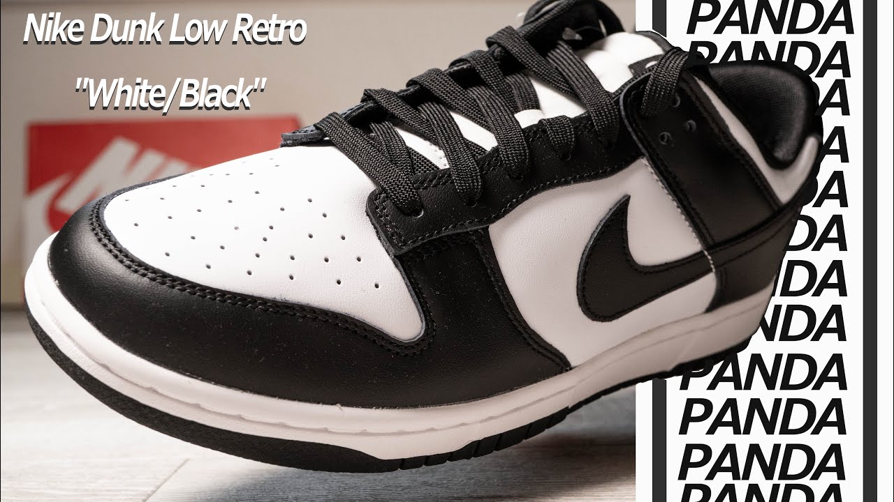 SNKRS hastily resold! Also, Panda⁉ Nike Dunk Low Retro "White / Black"  sneakers What is the size?