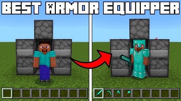 🦅 Minecraft Bedrock 1.20 | BEST ARMOR EQUIPPER TUTORIAL!