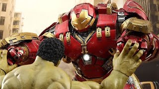 HulkBuster vs Hulk 💥 Superheroes Clash #marvel #avengers