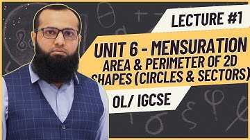 O Level / IGCSE Maths Mensuration 4024 | Area and Perimeter of 2D figures| Sir Sufyan Irfan Mewawala