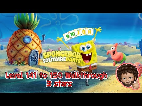 SpongeBob SolitairePants -  Level 141 to 150 Star3 Walkthrough