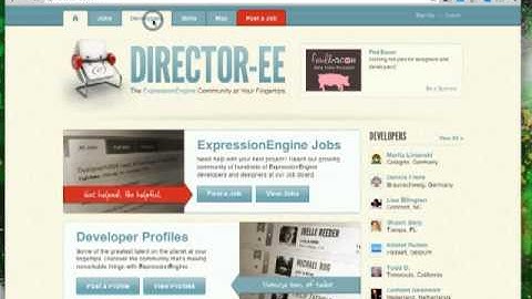 Important Sites to Know in the ExpressionEngine Community (26/25) EE Video Tutorials
