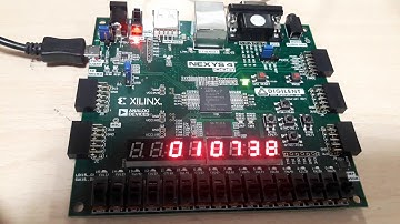 Digital clock using FPGA NEXYS4DDR(Artix-7) board