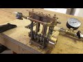 Marcher steam engine testing with compressed air