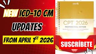 NEW ICD 10 CM UPDATES FROM APRIL 1ST 2026