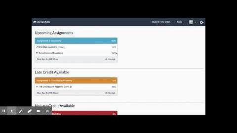 Student DeltaMath Intro