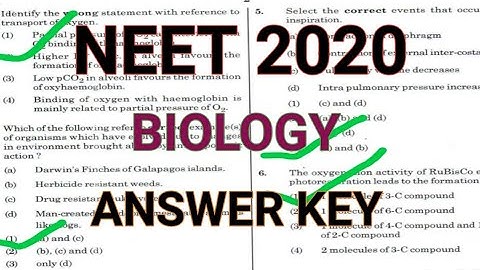 NEET FULL PAPER SOLUTION 2020 | BIOLOGY ANSWER KEY | NEET EXAM FULL SOLUTION OF BIOLOGY SECTION 2020