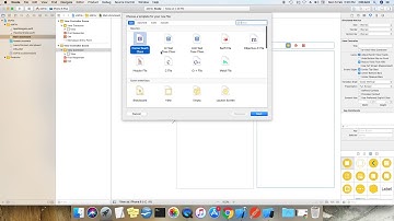 How to create a XIb file in Xcode?
