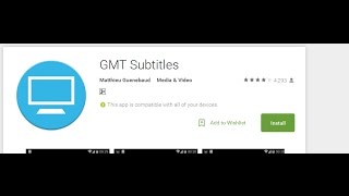 App Review- GMT subtitle (Movie Subtitle Downloader app) screenshot 1