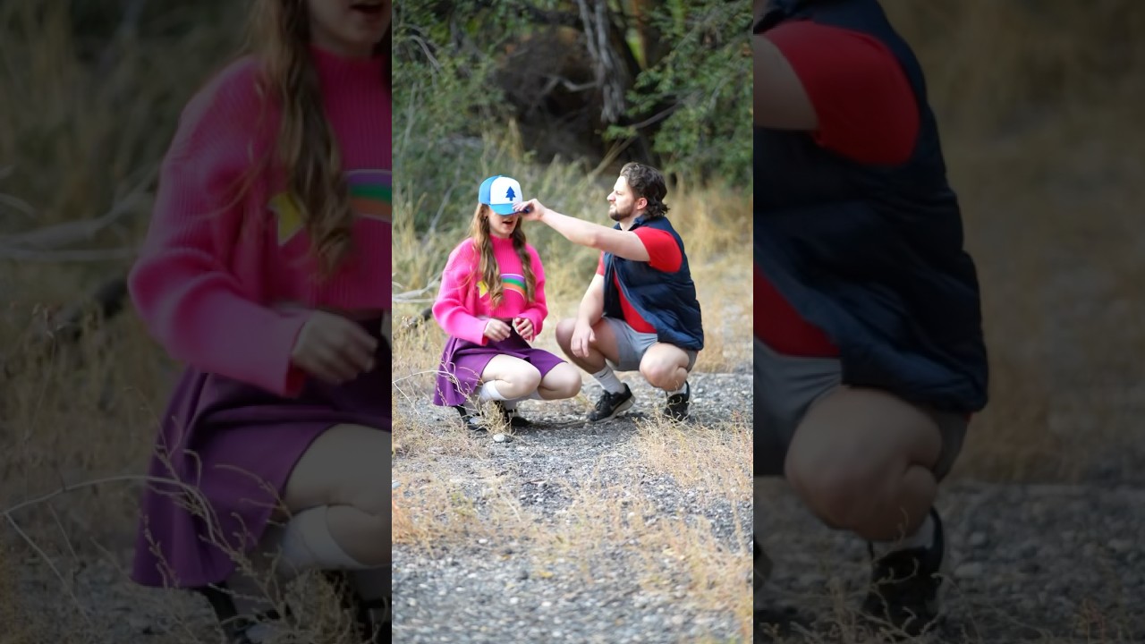 The Pines twins 🌲 - #gravityfalls cosplay w/ ​⁠@Dylanpool_