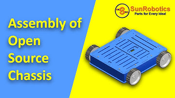 Assembly of Open Source Multipurpose Robot Platform Chassis Kit Including Motors and Wheels