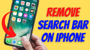 How To Remove Search Bar On iPhone Home Screen!