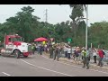 Con gritos y aplausos fueron recibidos camiones con ayuda humanitaria para Venezuela