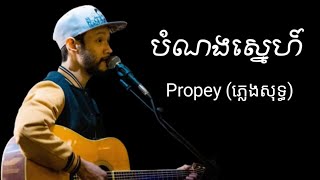 បំណងស្នេហ៍ ភ្លេងសុទ្ធ - Karaoke by Propey - ប្រពៃ