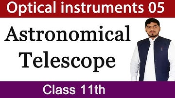 Astronomical Telescope | Magnification | Optical instruments | Physics | Class 11 Mubashar Ahmad
