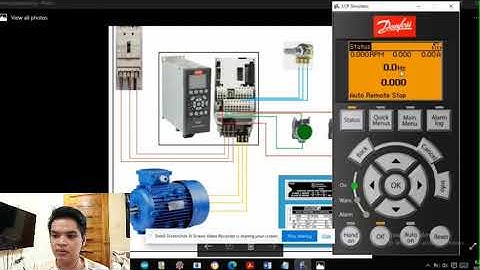 DANFOSS VFD REMOTE CONTROL PROGRAMMING USING THE LCP SIMULATOR