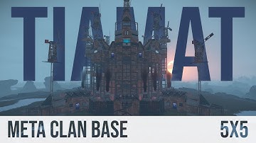 The Tiamat - META 5 X 5 BASE - Anti-Siege - MASSIVE RAID COST - Rust Base Design 2025