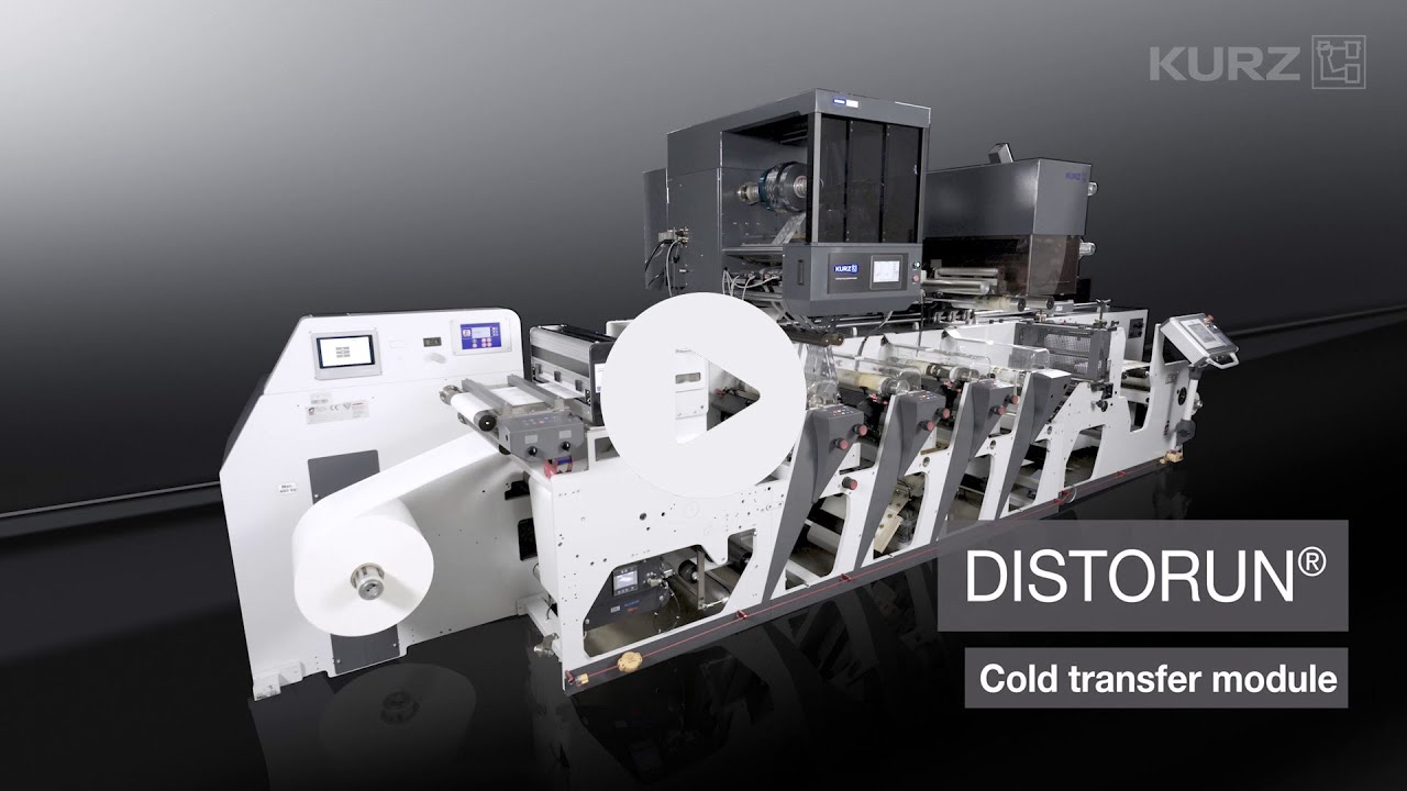 DISTORUN® cold transfer module Best finishing for singleimage