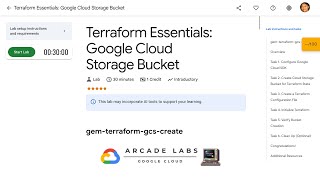 Full Terraform Essentials Google Cloud Storage Bucket gem-terraform-gcs-create Guide