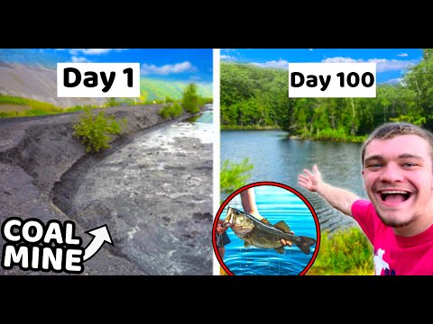Transforming This COAL Mine Into The Ultimate Fishing Pond!
