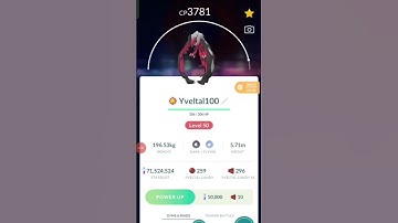 Finally！Hundo Yveltal Power Up To Level 50 ！！！Pokemon Go #shorts #reels