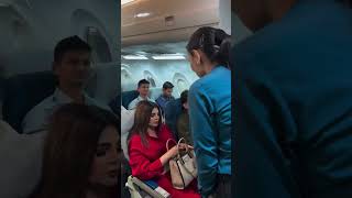 Journey With The Rakhi Sawant In Our Flight