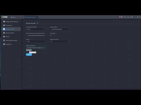 Como configurar Email Server en DSS V8.0.4