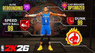 PRIME RUSSELL WESTBROOK BUILD - TRIPLE DOUBLE DEMIGOD BUILD NBA 2K26