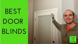 How To Install Add On Blinds to a Patio Door - YouTube