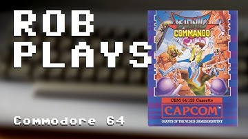 "Bionic Commando" (UK) on Commodore 64 (Real Hardware) - Rob Plays