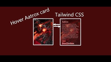 Hover Card Animation with Slide-in Info | Tailwind CSS & ReactJS | Aatrox Card