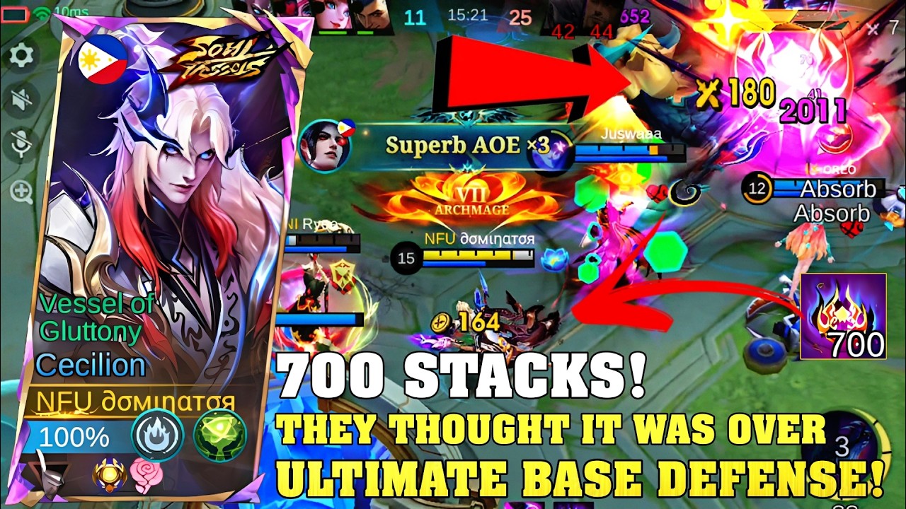 700 STACKS! They Thought It Was Over… Until Cecilion Farmed and Deleted Everyone!, Cecilion Gameplay