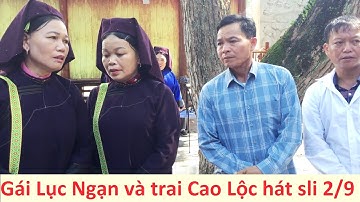 .Trai Xuân Long và gái Lục Ngạn hát sli ngày mùng 2/9