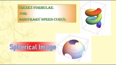 Frenet Frame for Arbitrary Speed Curve