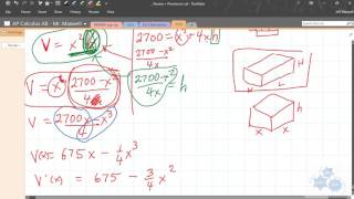 Calculus 30 Optimization Example