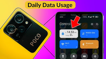 poco X5 Pro Show Daily Data Usage Notification | Poco X5 Pro me Data Usage Show Kaise Kare
