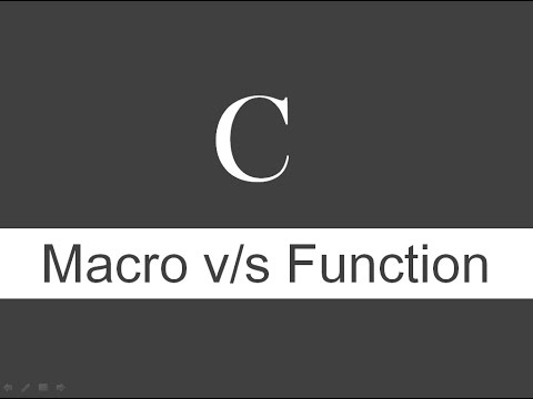 What is difference between Macro and Function