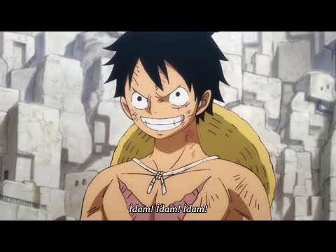 Luffy gardiyanı tekliyor - one piece - ( türkçe altyazı )