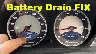 Mercedes R230 SL55 AMG battery drain + how to remove tracker