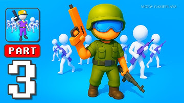 Army War Camp: Battle Game - Gameplay Walkthrough Part 3 - Rise Strong (iOS, Android)