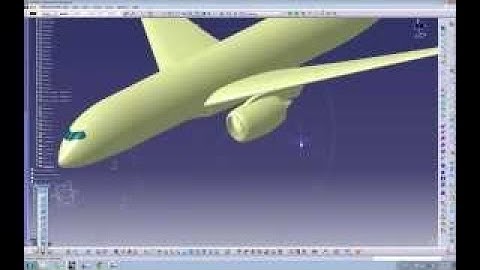 Catia V5- Tutorial : How to design An Aircraft on Catia- Boeing 787- Part 3