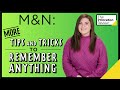 M&N: More Tips and Tricks to Remember Anything | The Princeton Review