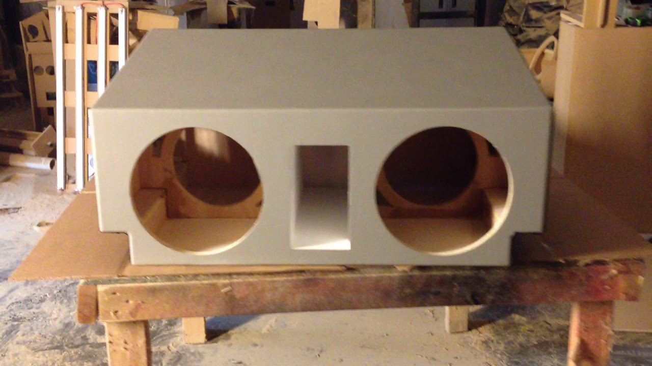 Dodge Challenger Team 12" Fi Sub Box Built completely out of birch