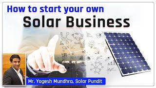Best Solar Business Opportunities | How to Start Solar business?