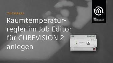 EIBPORT V3 - JobEditor RTR CUBEVISION 2 - Tutorial DE