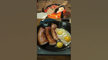 Breakfast 🥓🍳🧀🍞 from Howl's Moving Castle #studioghibli #howlsmovingcastle #breakfast #anime