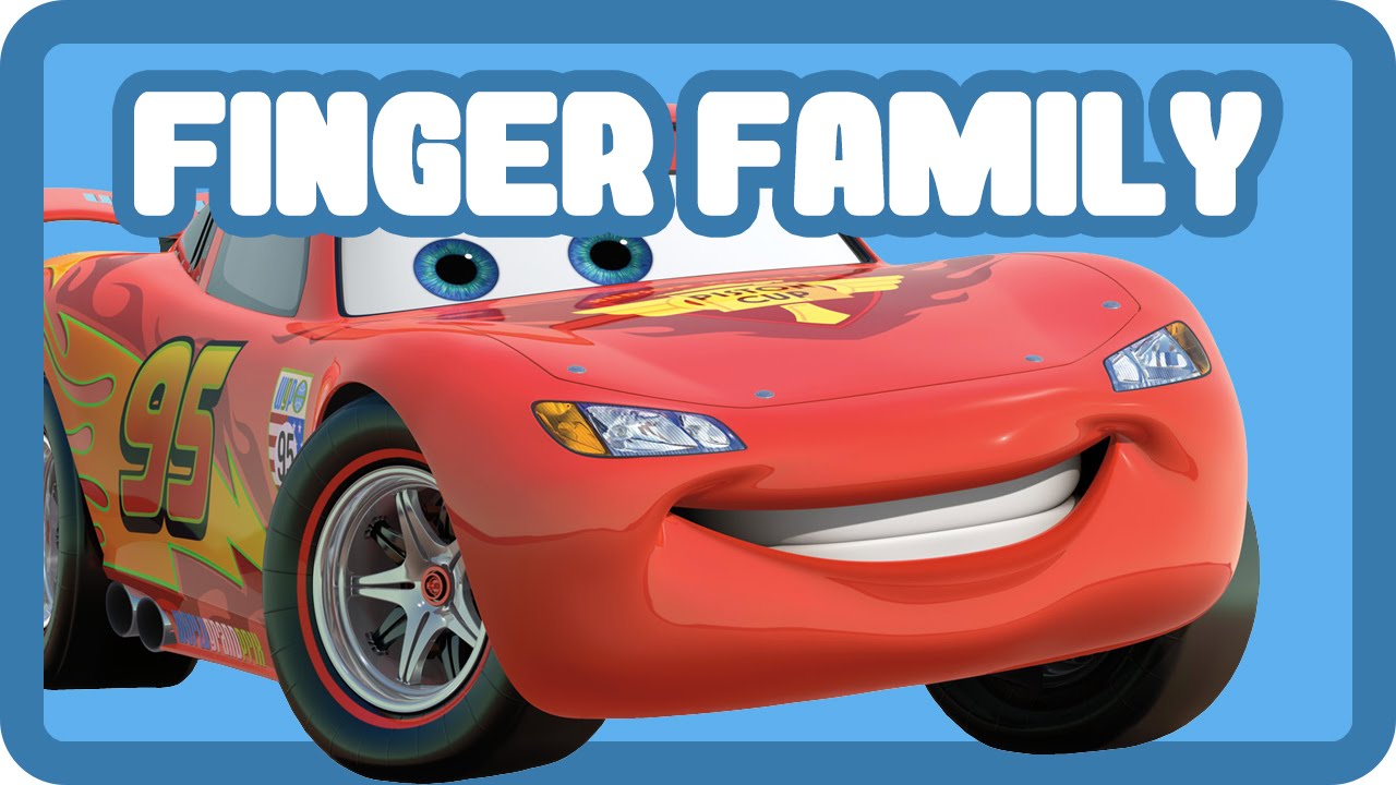 Lightning McQueen Disney Cars Daddy Finger Family Nursery Rhyme