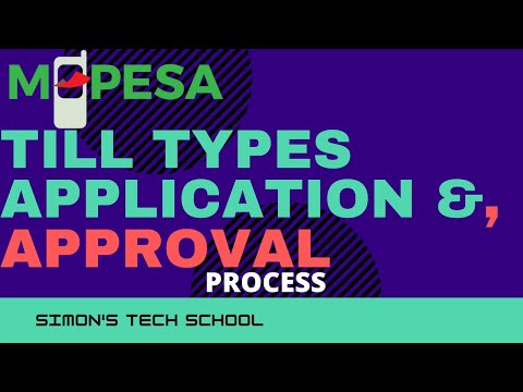 M-PESA Till categories,  application and approval process