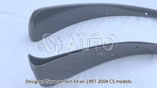 039 043 Honghang Factory — Chevrolet Corvette C5 (1997–2004) Front &amp; Rear Mudguards