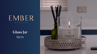 Ember™ Glass Jar LED Candle 12cm